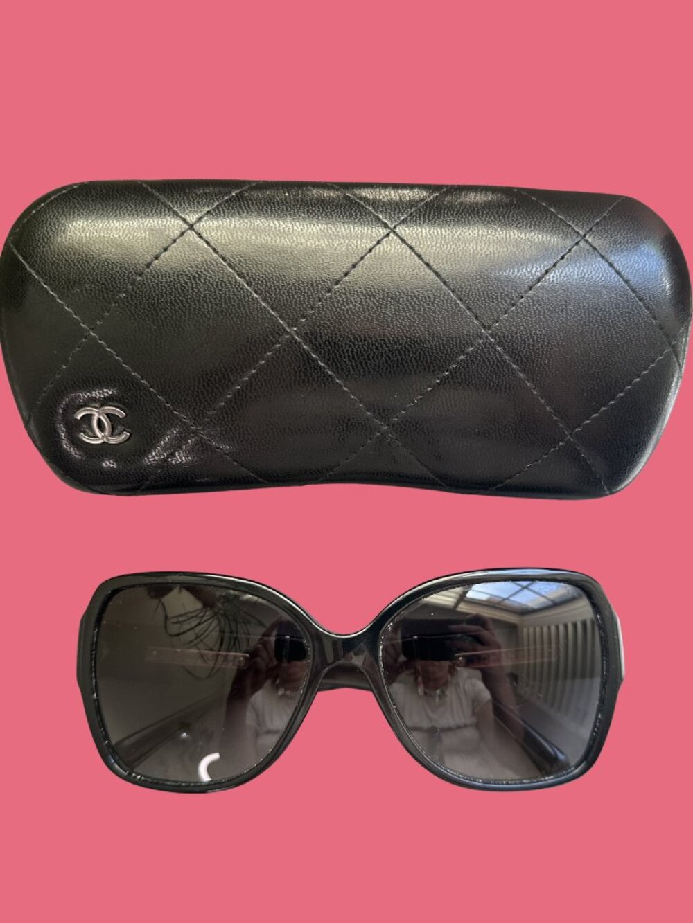 Chanel CC 2000's Sunglasses with case 5230q 1345/3c